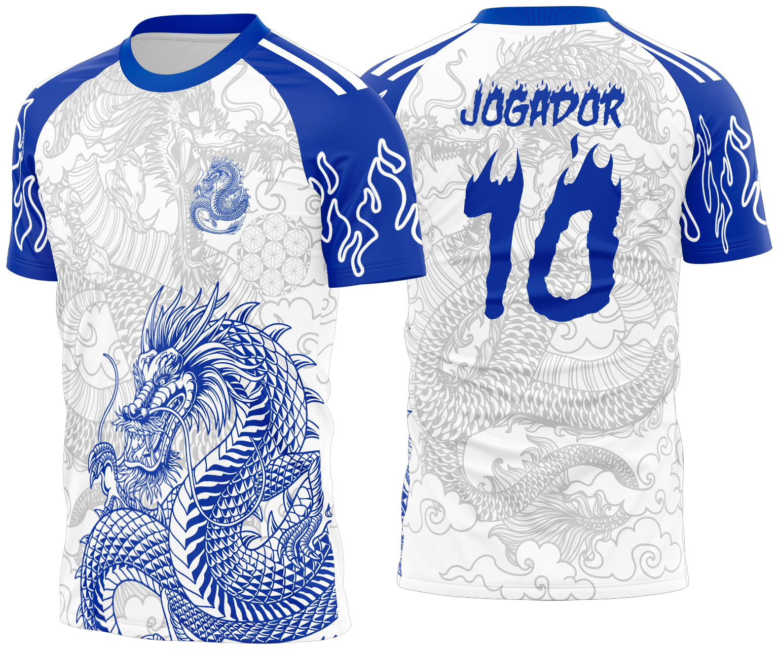 Arte vetor camisa Interclasse Dragão Mod-600