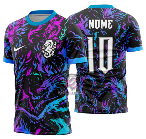 Arte Vetor Camisa Interclasse Dragão Mod-729