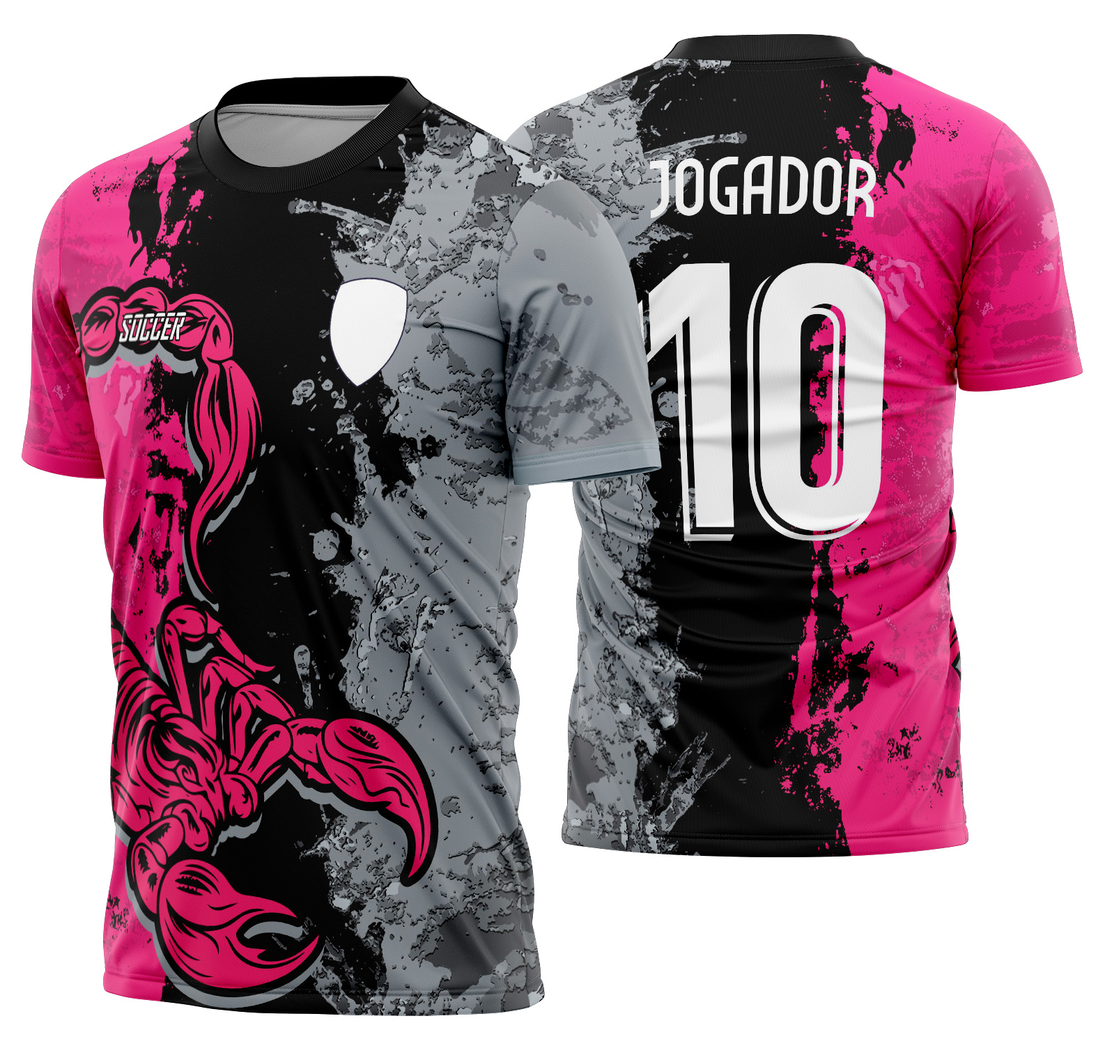 Arte vetor camisa Interclasse Escorpião 550