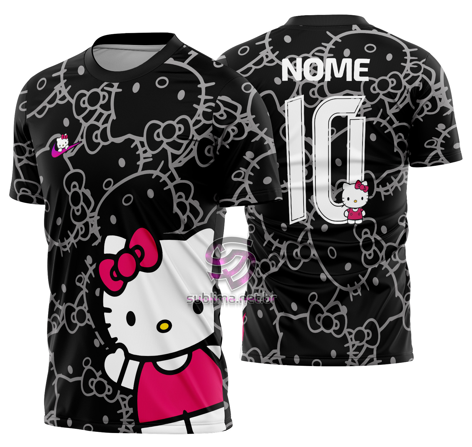 Arte Vetor Camisa Interclasse Hello Kitty Mod-714