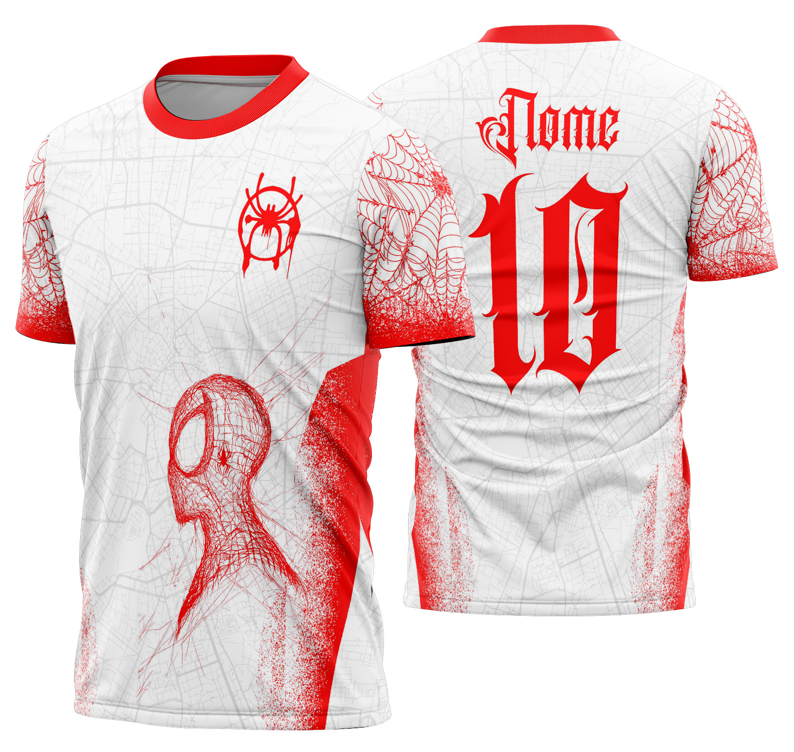 Arte Vetor Camisa Interclasse Homem aranha Mod-754