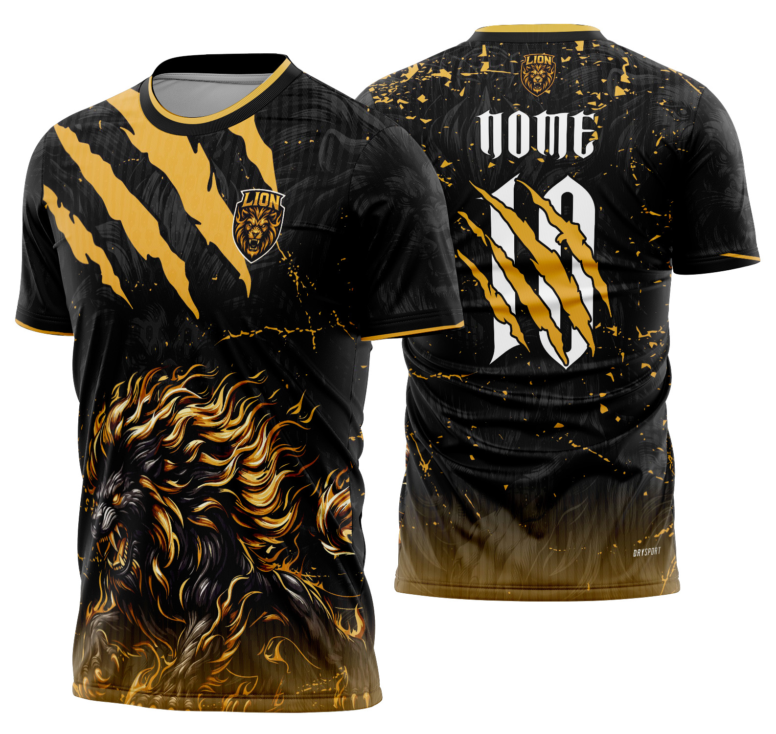 Arte vetor camisa Interclasse Leão Mod-794