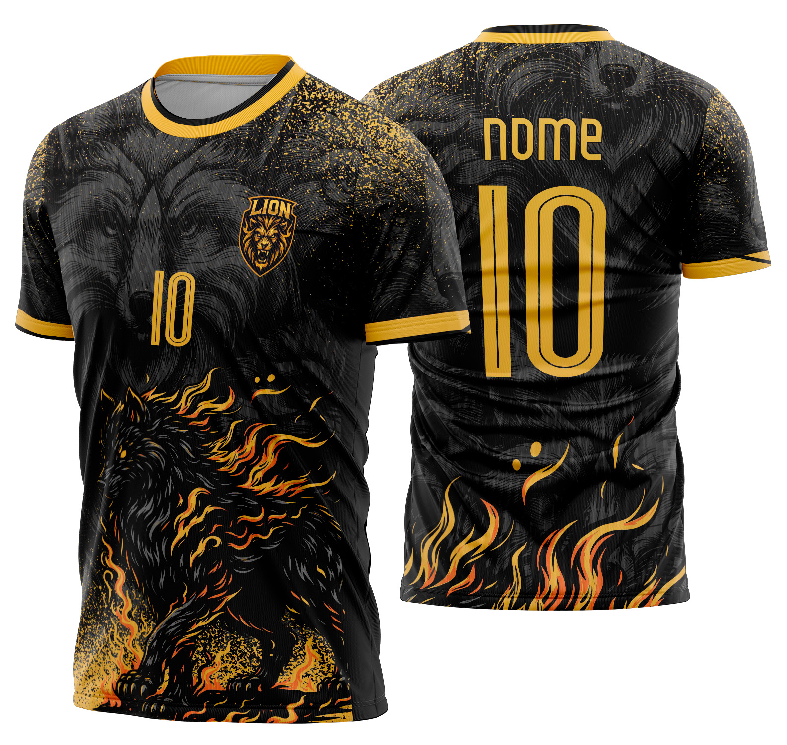 Arte vetor camisa Interclasse Leão Mod-795