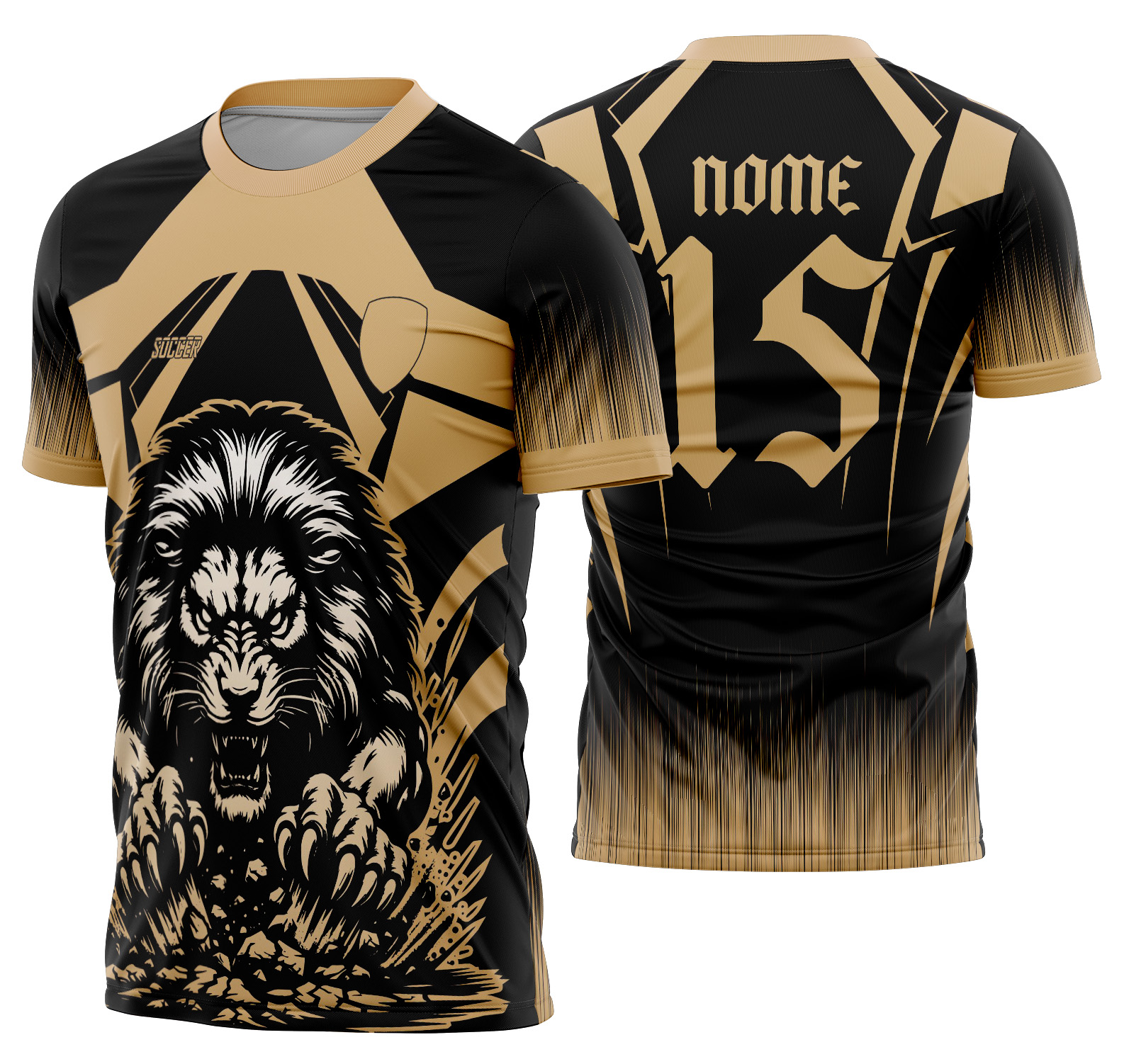 Arte vetor camisa Interclasse Leão Ataque 582