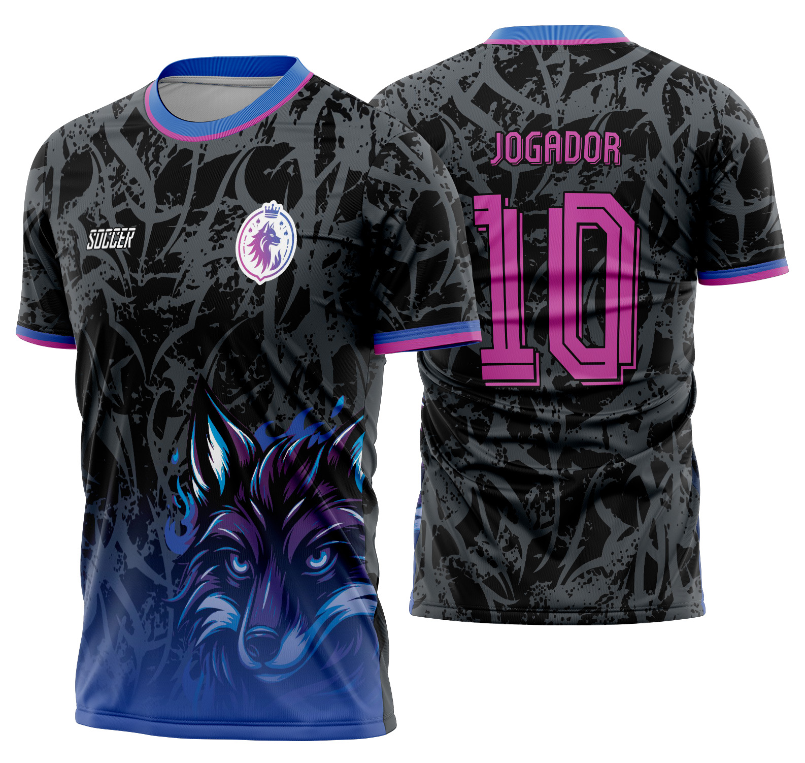 Arte vetor camisa Interclasse Lobo 534