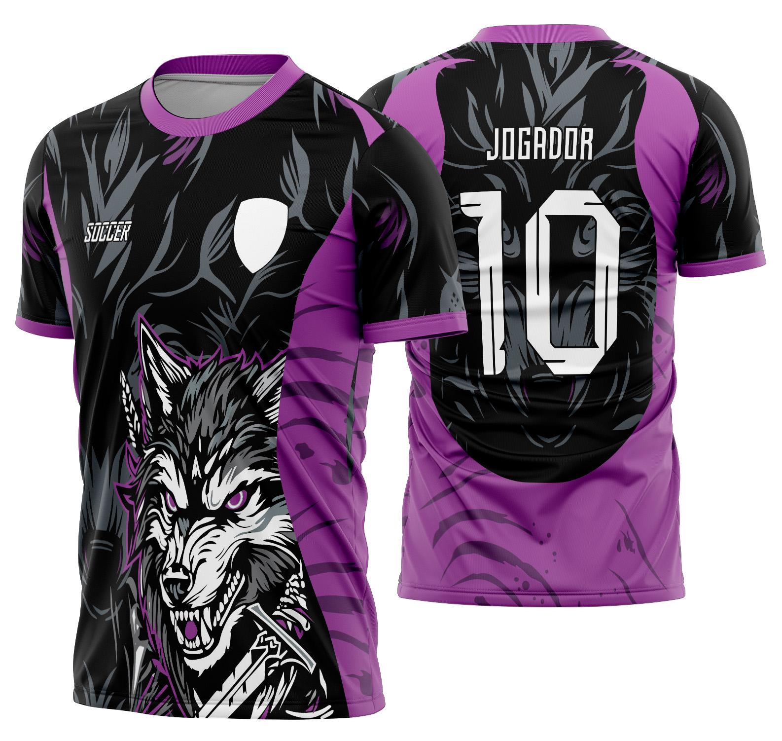 Arte vetor camisa Interclasse Lobo 566