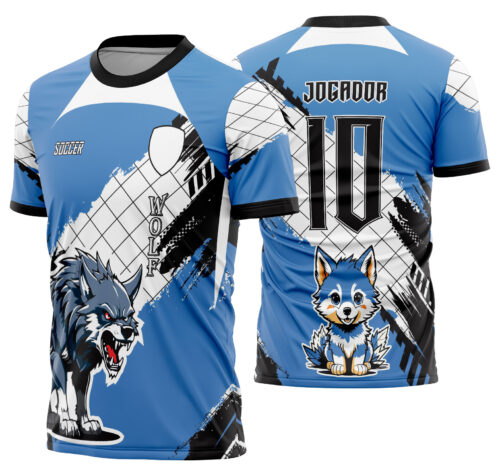 Arte vetor camisa Interclasse Lobo Mod-494