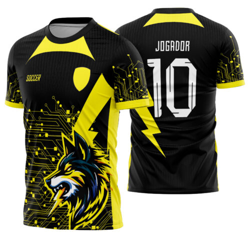 Arte vetor camisa Interclasse Lobo Mod-514