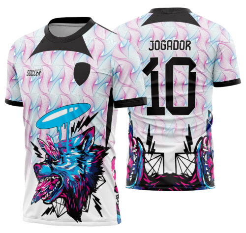 Arte vetor camisa Interclasse Lobo Mod-519