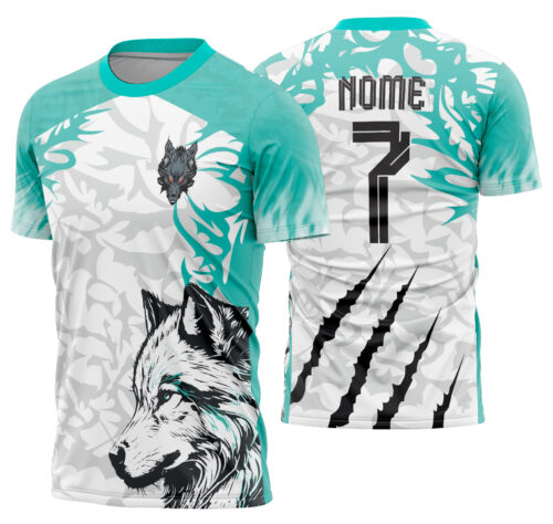 Arte vetor camisa Interclasse Lobo Mod-598