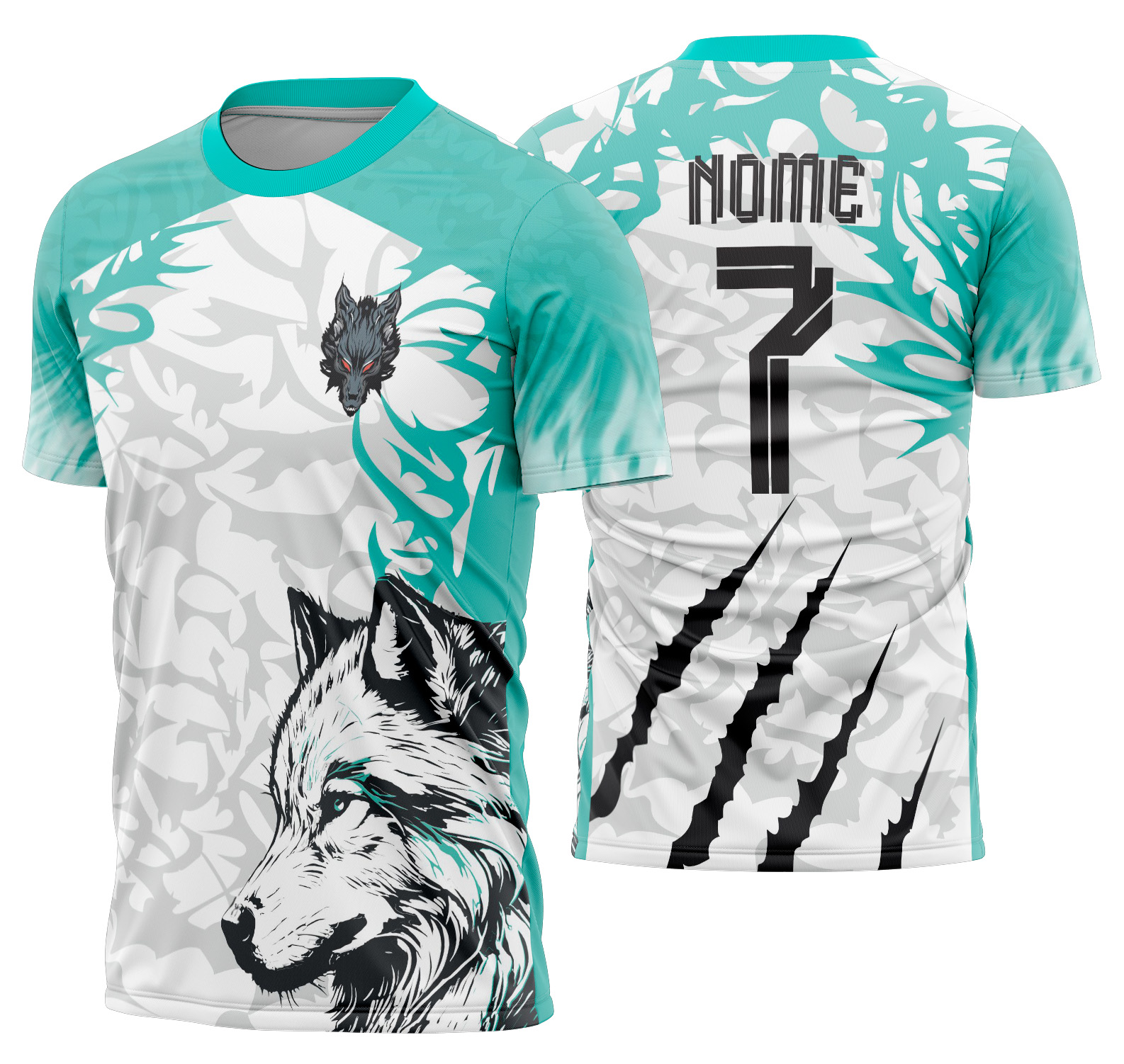 Arte vetor camisa Interclasse Lobo Mod-598