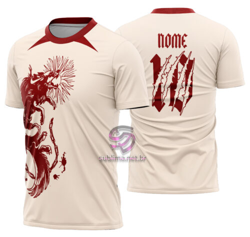 Arte Vetor Camisa Interclasse Lobo Mod-683