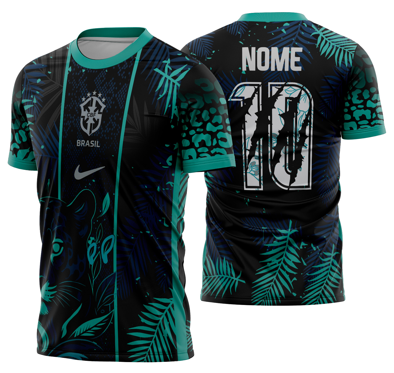 Arte vetor camisa Interclasse Onça Mod-777