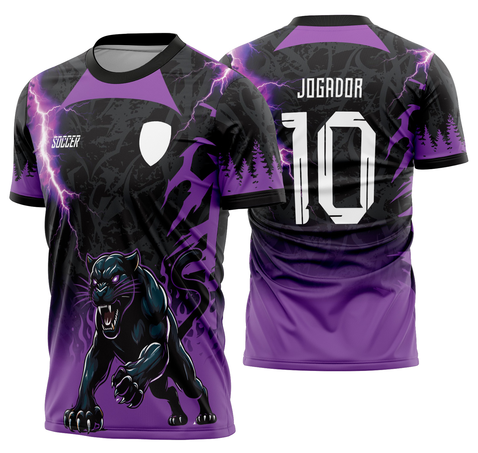 Arte vetor camisa Interclasse Pantera 562