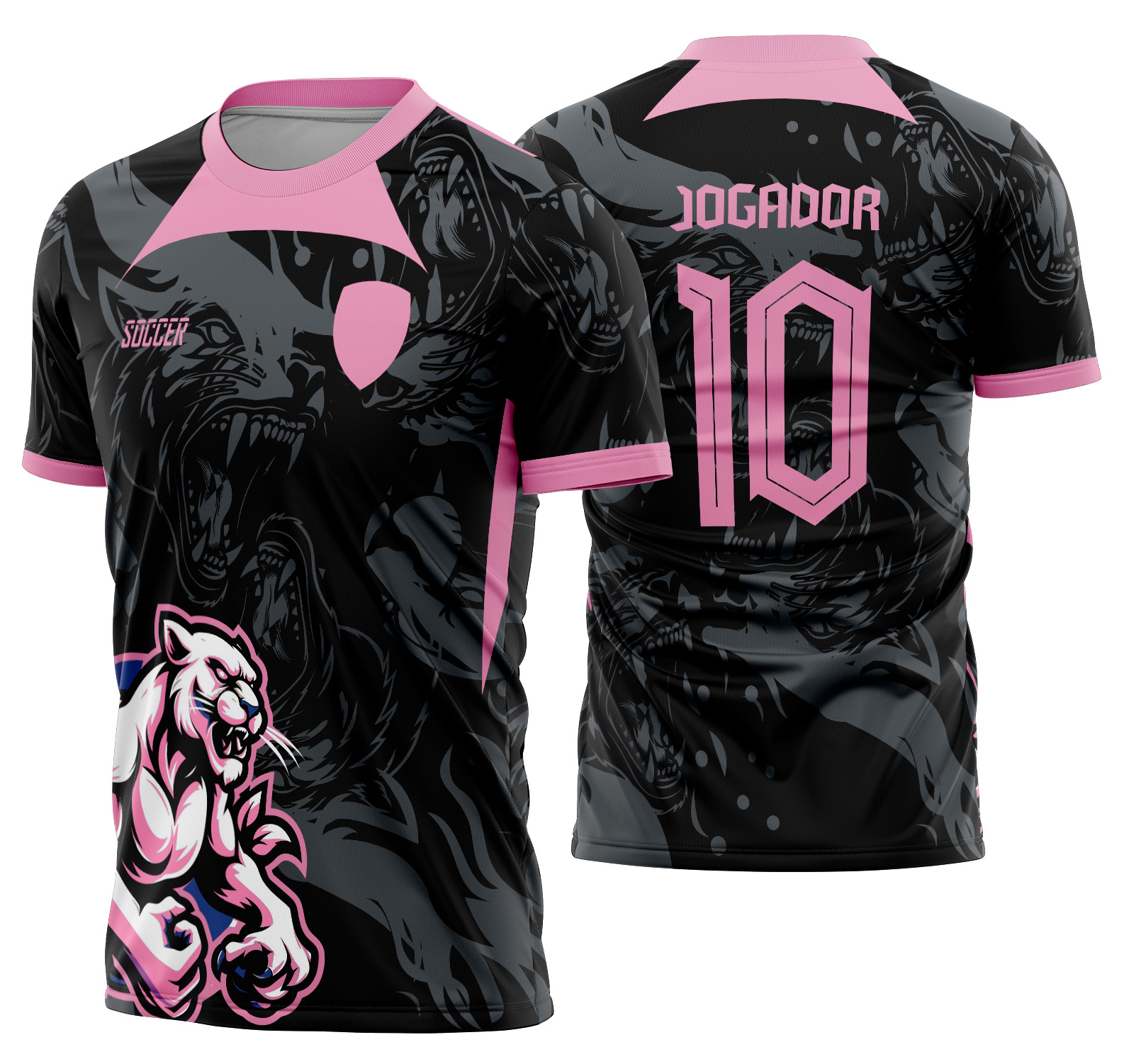 Arte vetor camisa Interclasse Pantera 568