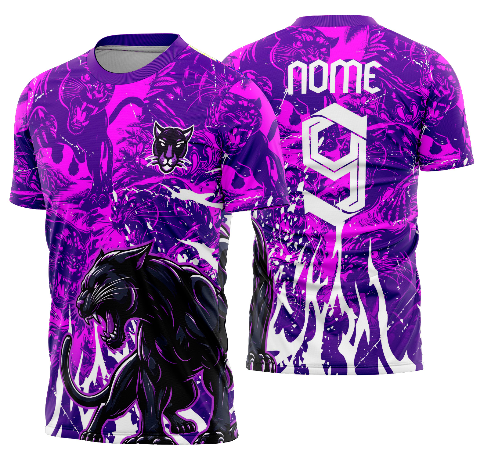 Arte vetor camisa Interclasse Pantera Mod-483