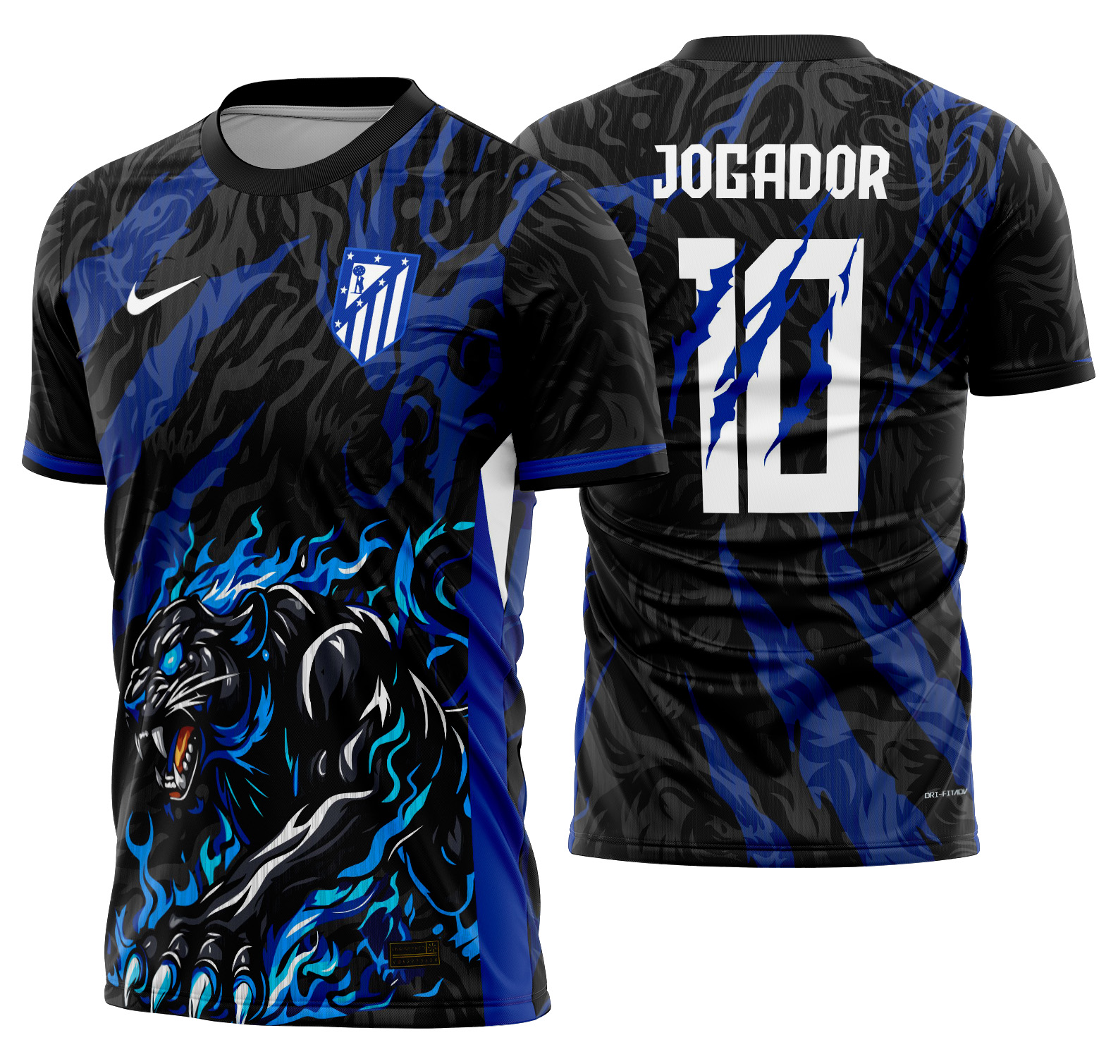 Arte Vetor Camisa Interclasse Pantera Mod-778