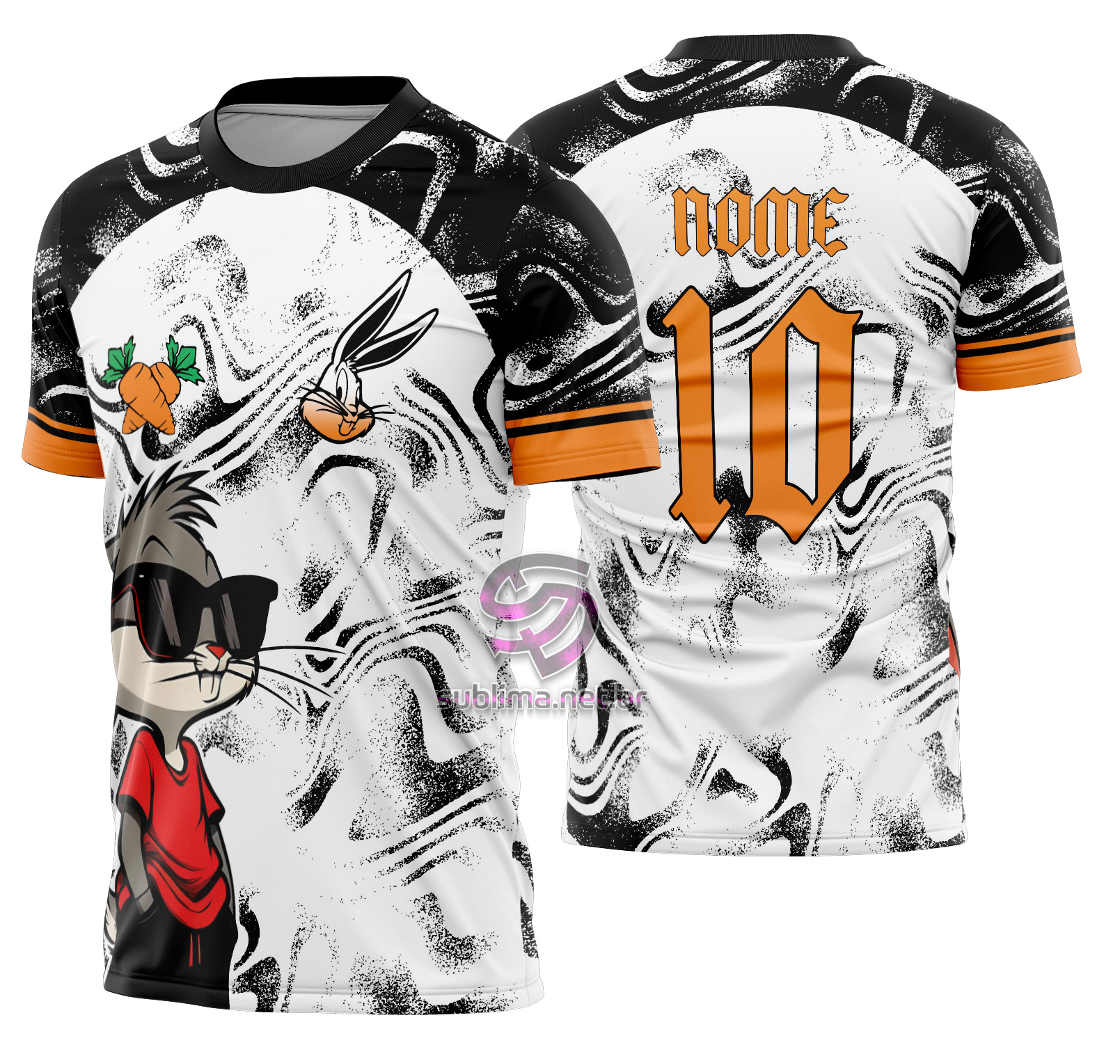 Arte Vetor Camisa Interclasse Pernalonga Mod-697