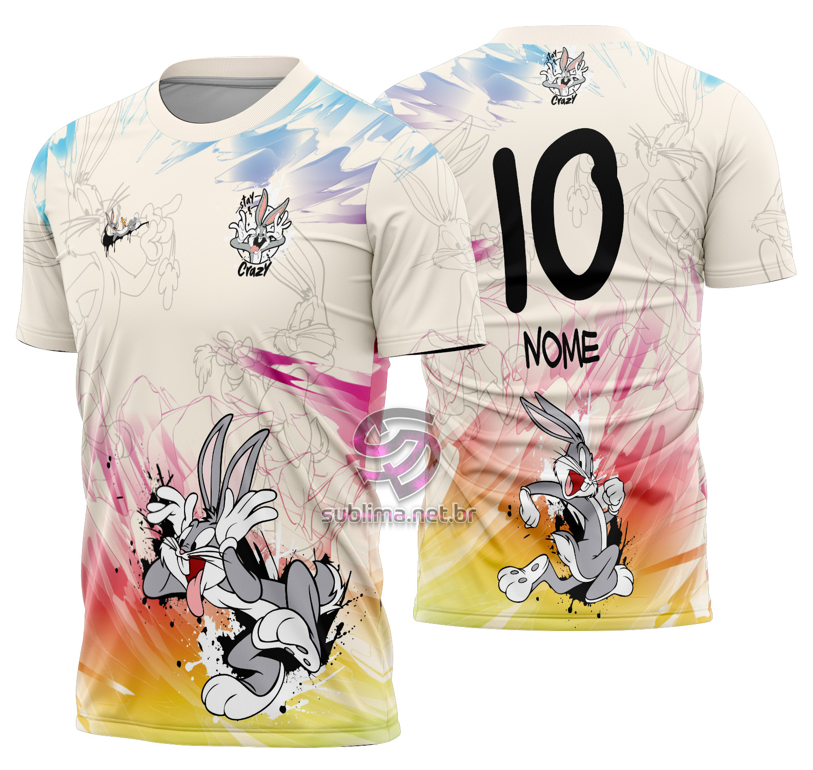 Arte Vetor Camisa Interclasse Pernalonga Mod-696