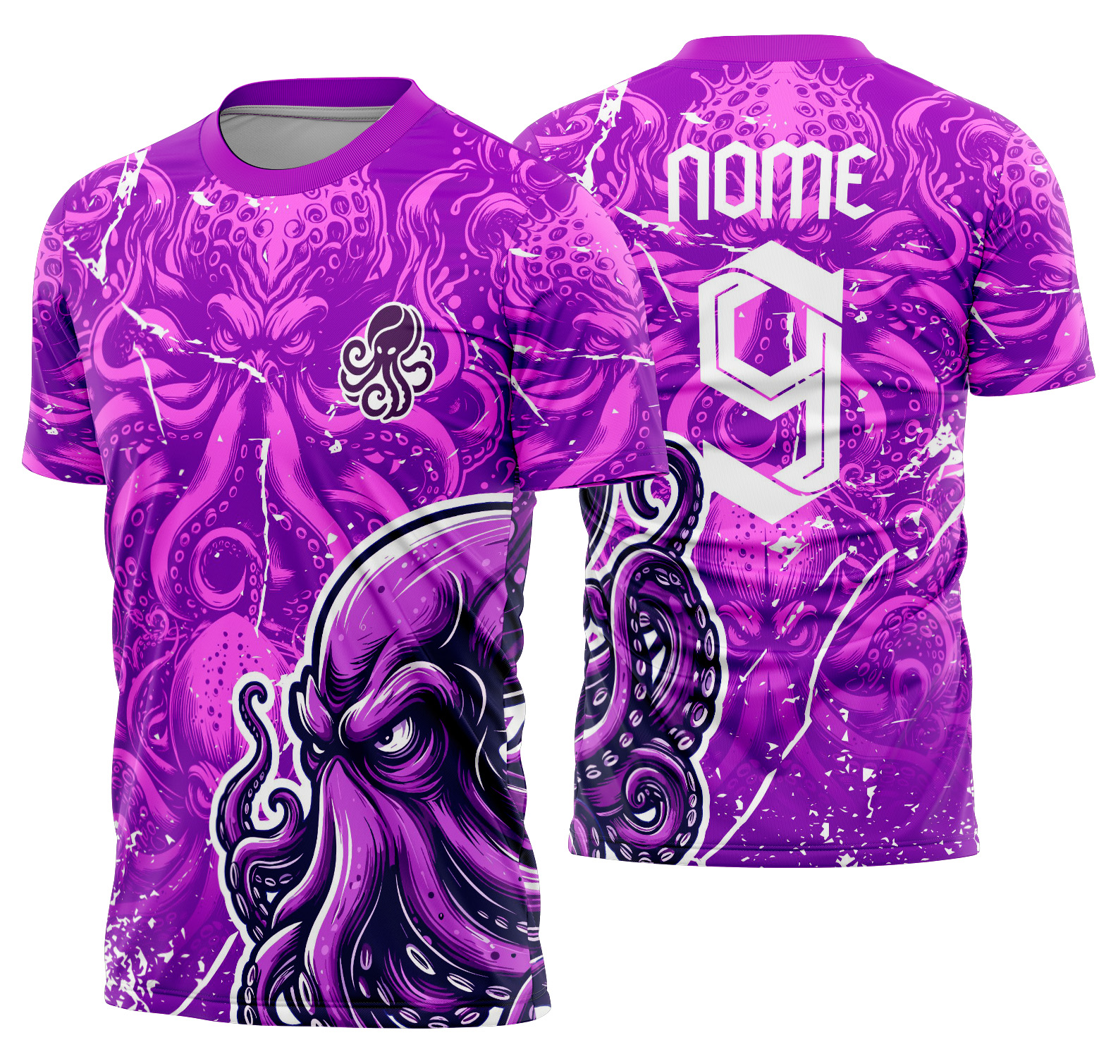 Arte vetor camisa Interclasse Polvo Mod-484