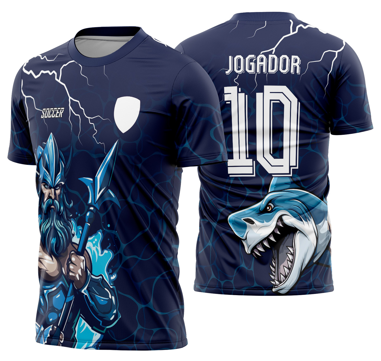 Arte vetor camisa Interclasse Poseidon 548
