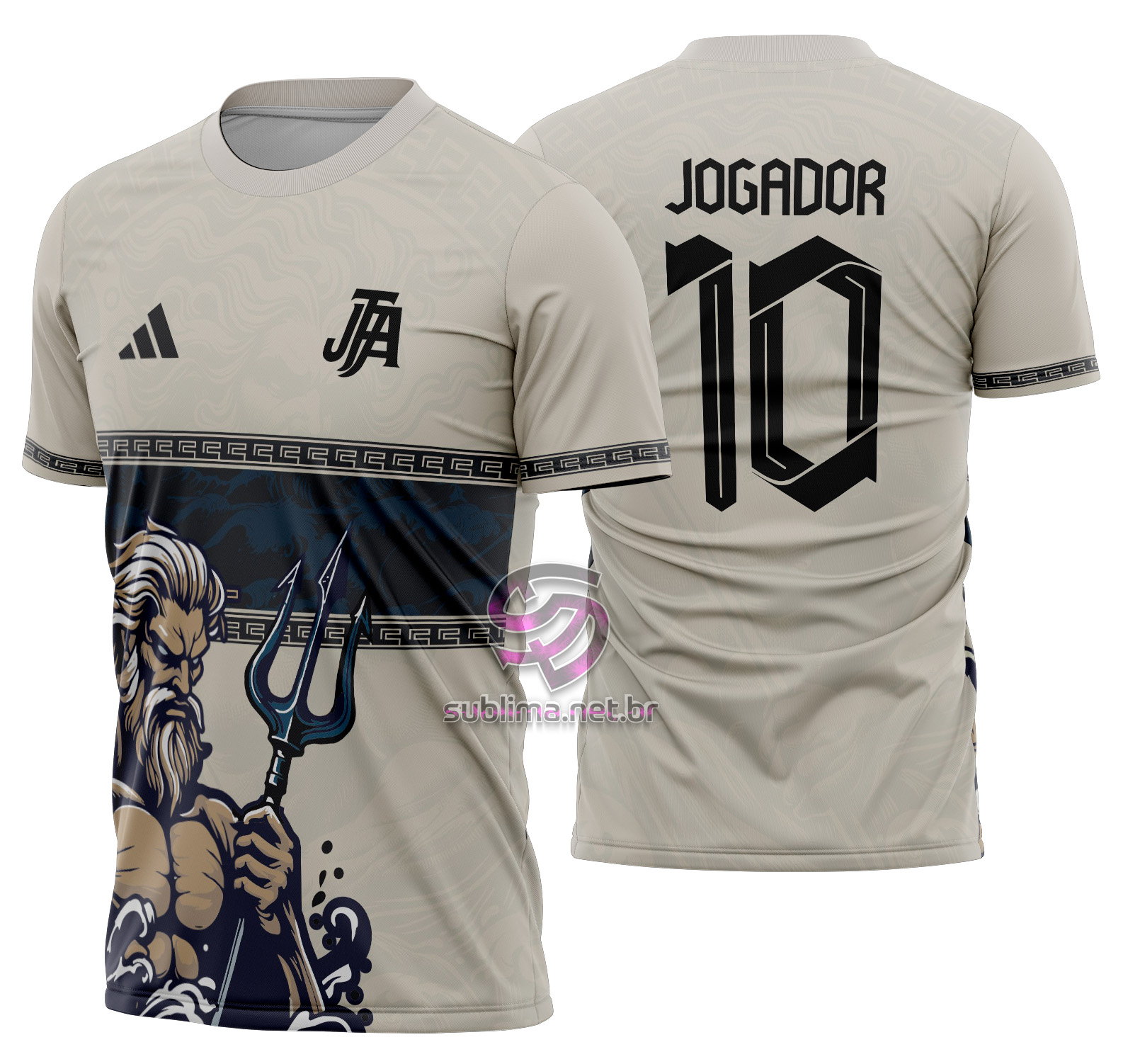 Arte Vetor Camisa Interclasse Poseidon Mod-708
