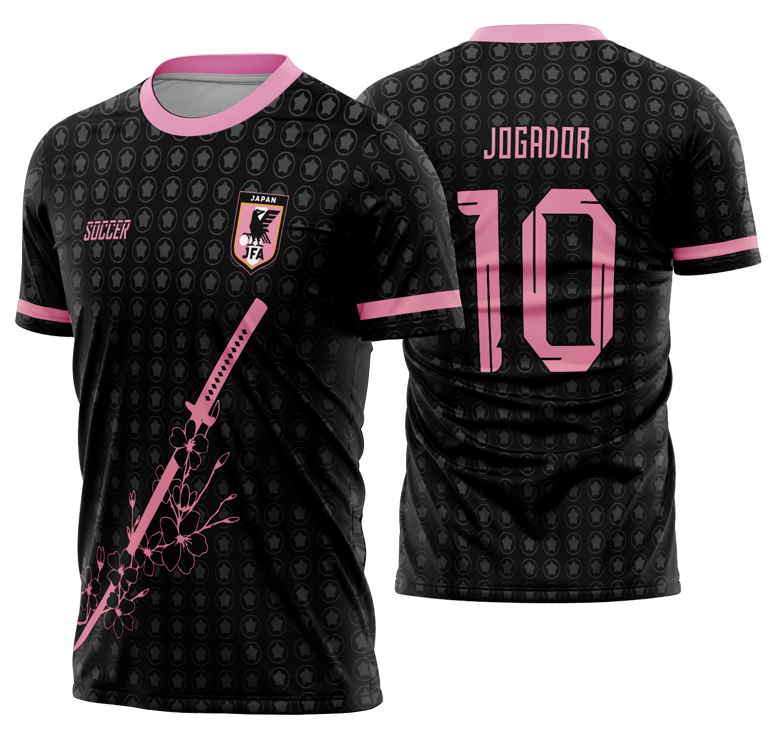 Arte vetor camisa Interclasse Samurai x Japão 569