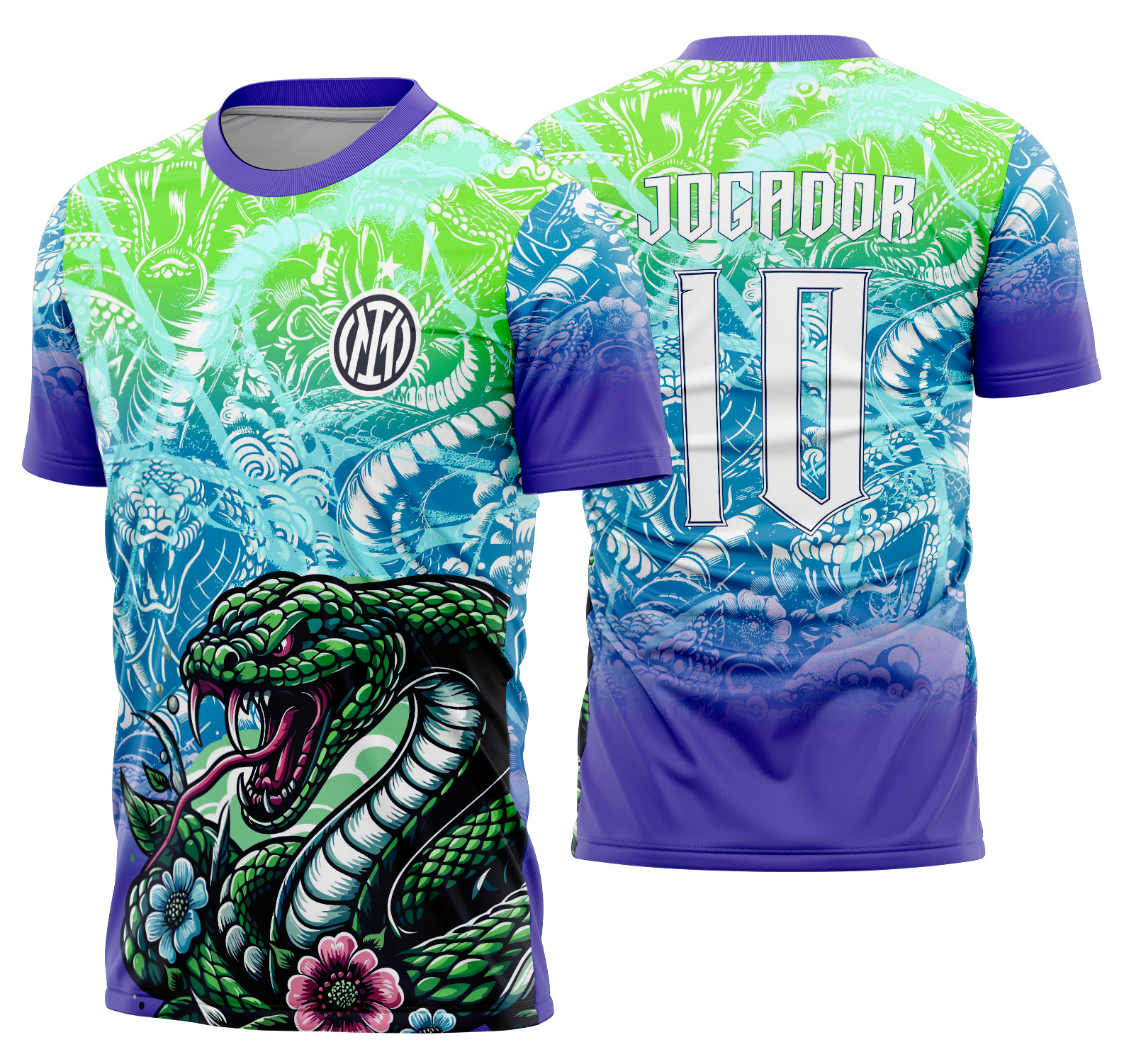 Arte vetor camisa Interclasse Serpente Mod-739