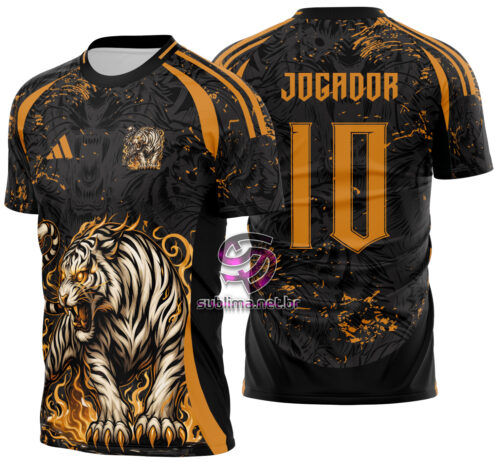 Arte Vetor Camisa Interclasse Tigre Mod-674
