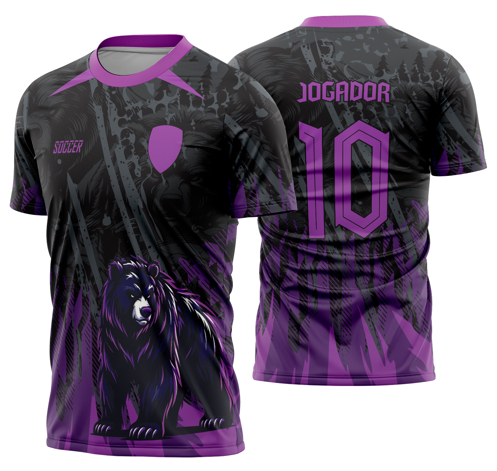 Arte vetor camisa Interclasse Urso 567