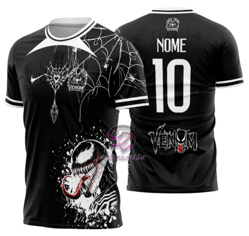 Arte Vetor Camisa Interclasse Venom Mod-666