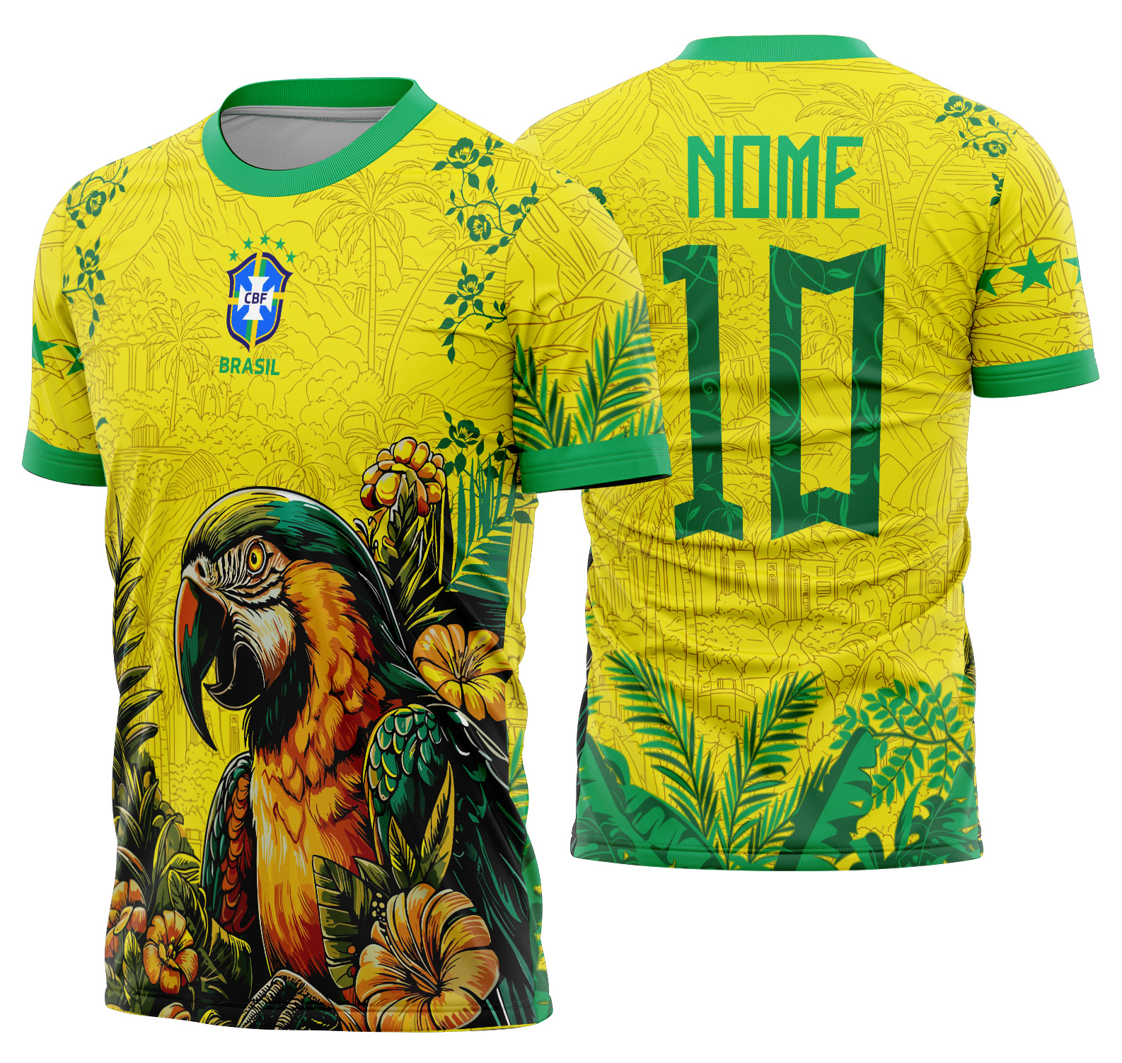 Arte Vetor Camisa Interclasse arara Mod-823