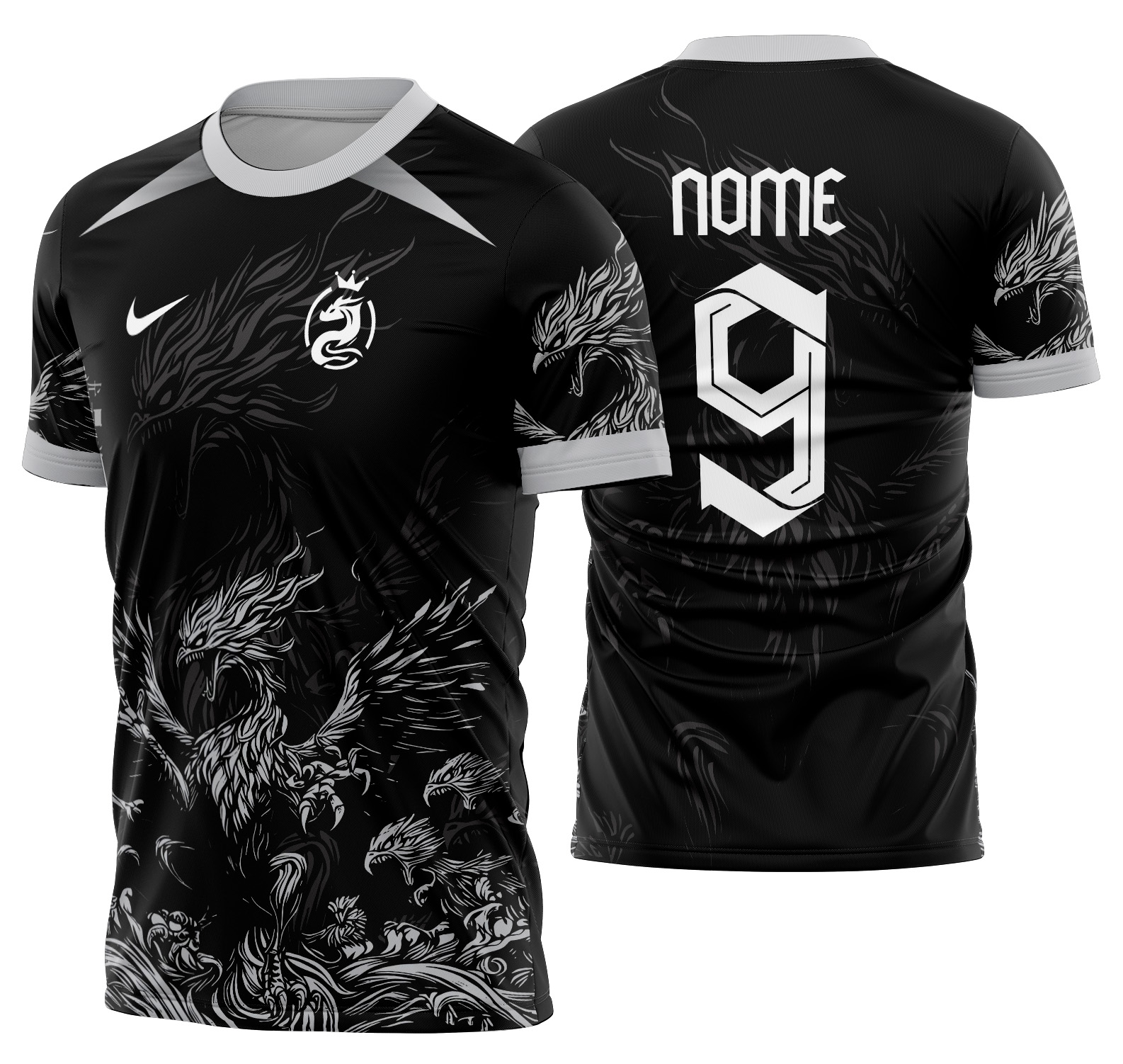 Arte vetor camisa Interclasse dragão Mod-785