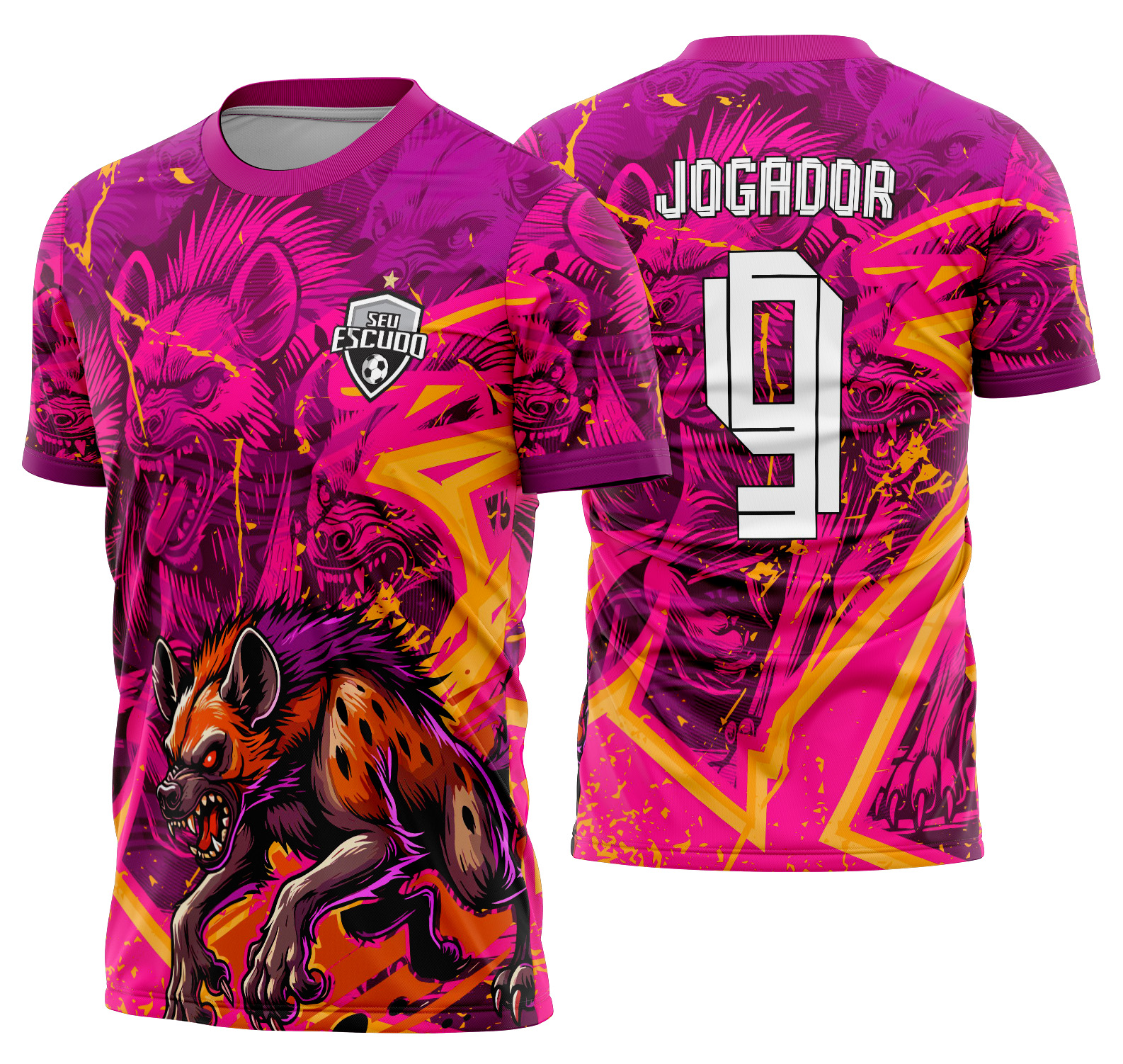 Arte vetor camisa Interclasse hiena Mod-521