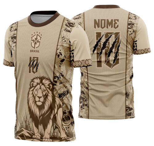 Arte Vetor Camisa Interclasse leão Mod-819