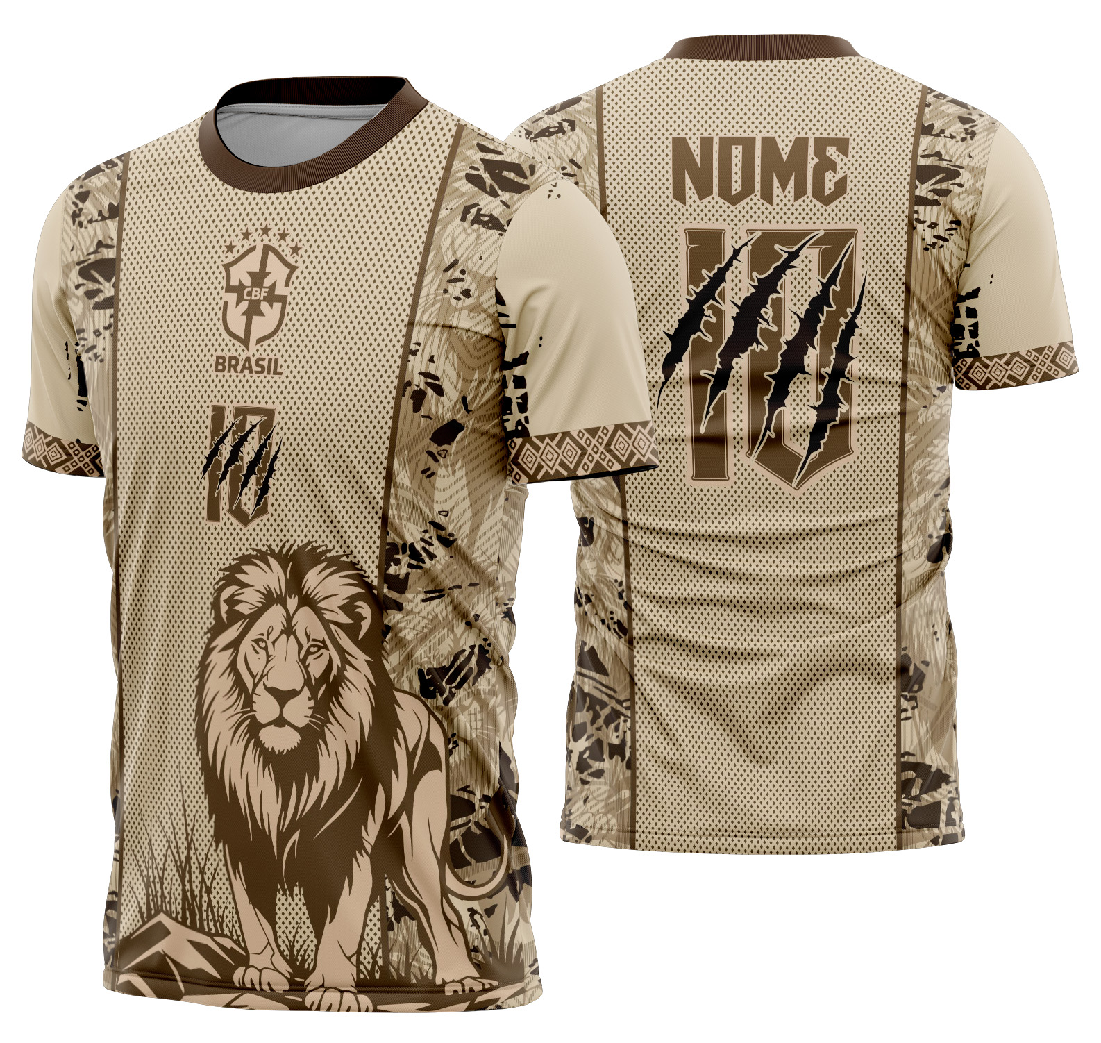 Arte Vetor Camisa Interclasse leão Mod-819