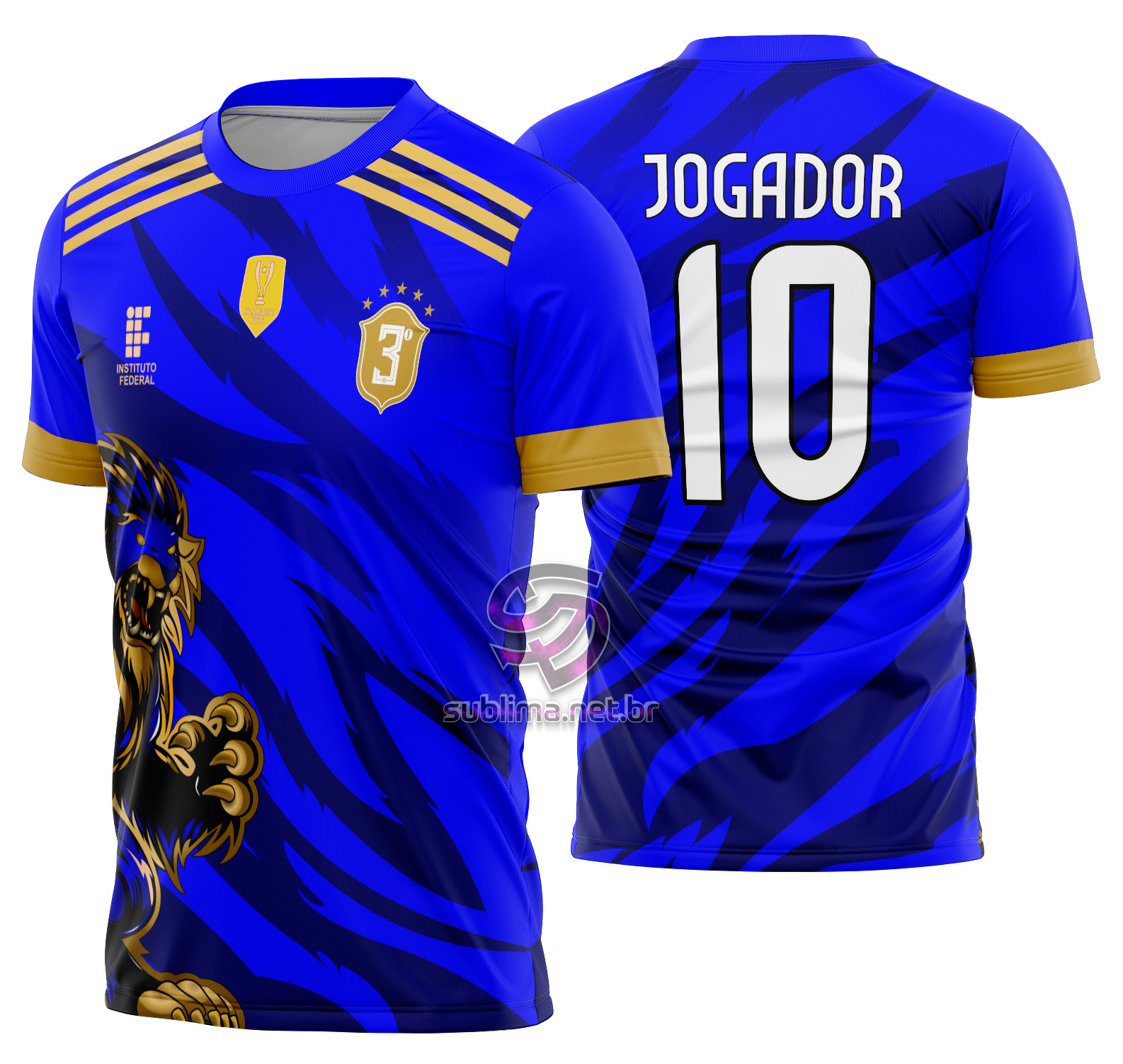 Arte Vetor Camisa Interclasse leão Mod-717