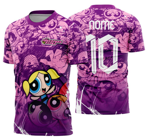 Arte Vetor Camisa Interclasse meninas super poderosas Mod-800