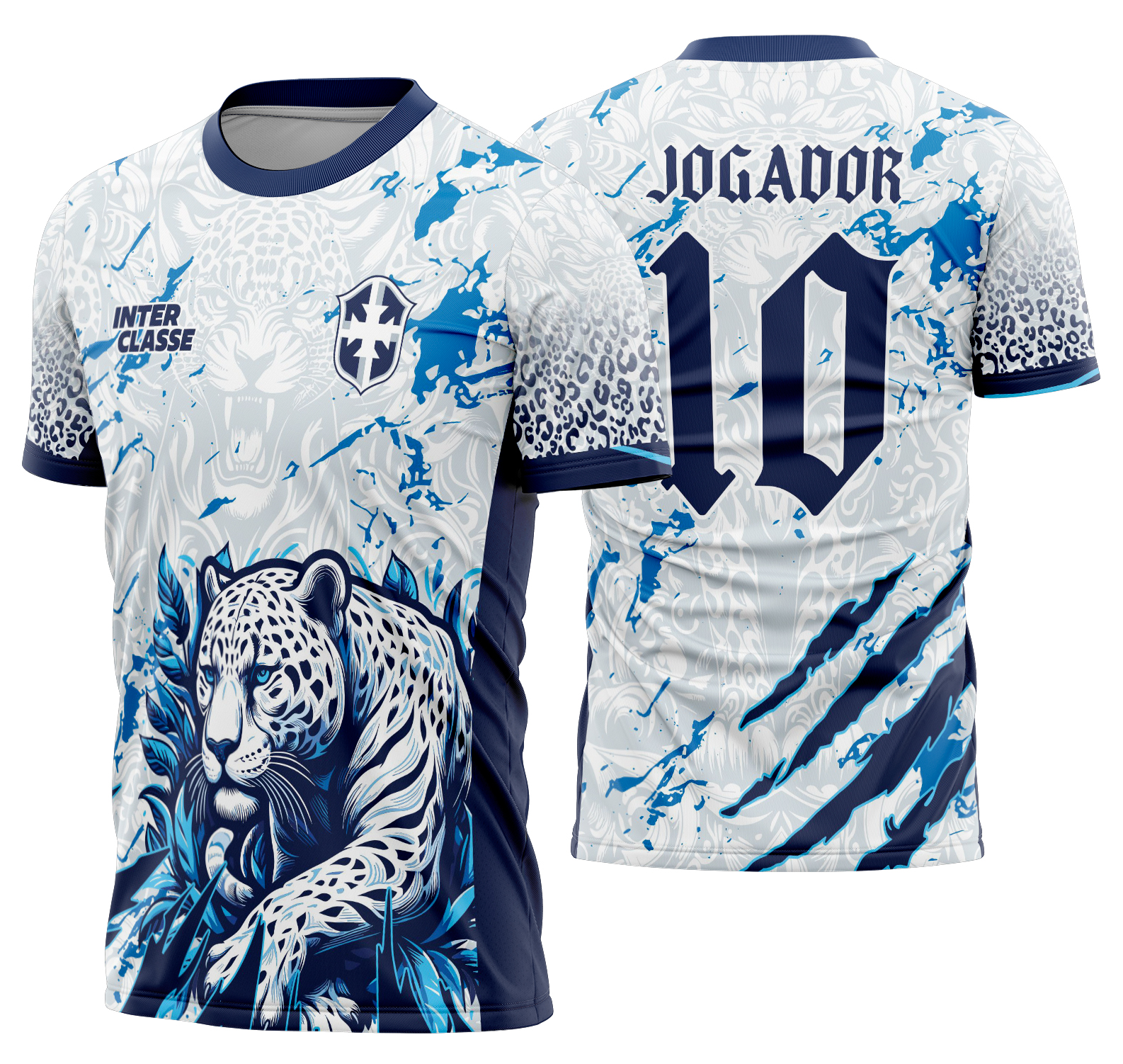 Arte vetor camisa Interclasse onça Mod-830