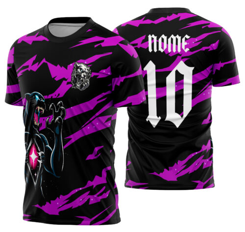 Arte Vetor Camisa Interclasse pantera galáctica Mod-759