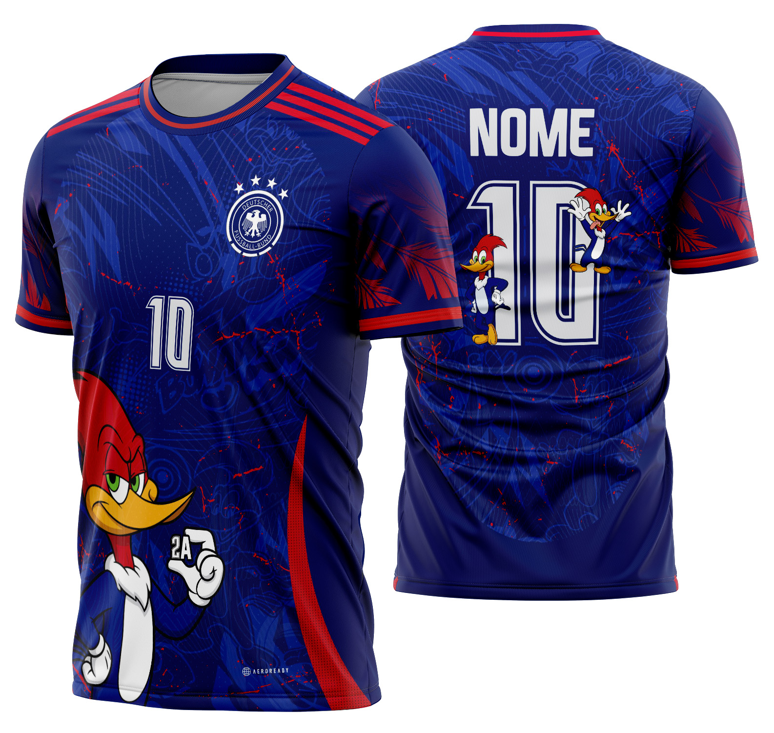 Arte vetor camisa Interclasse pica pau Mod-793