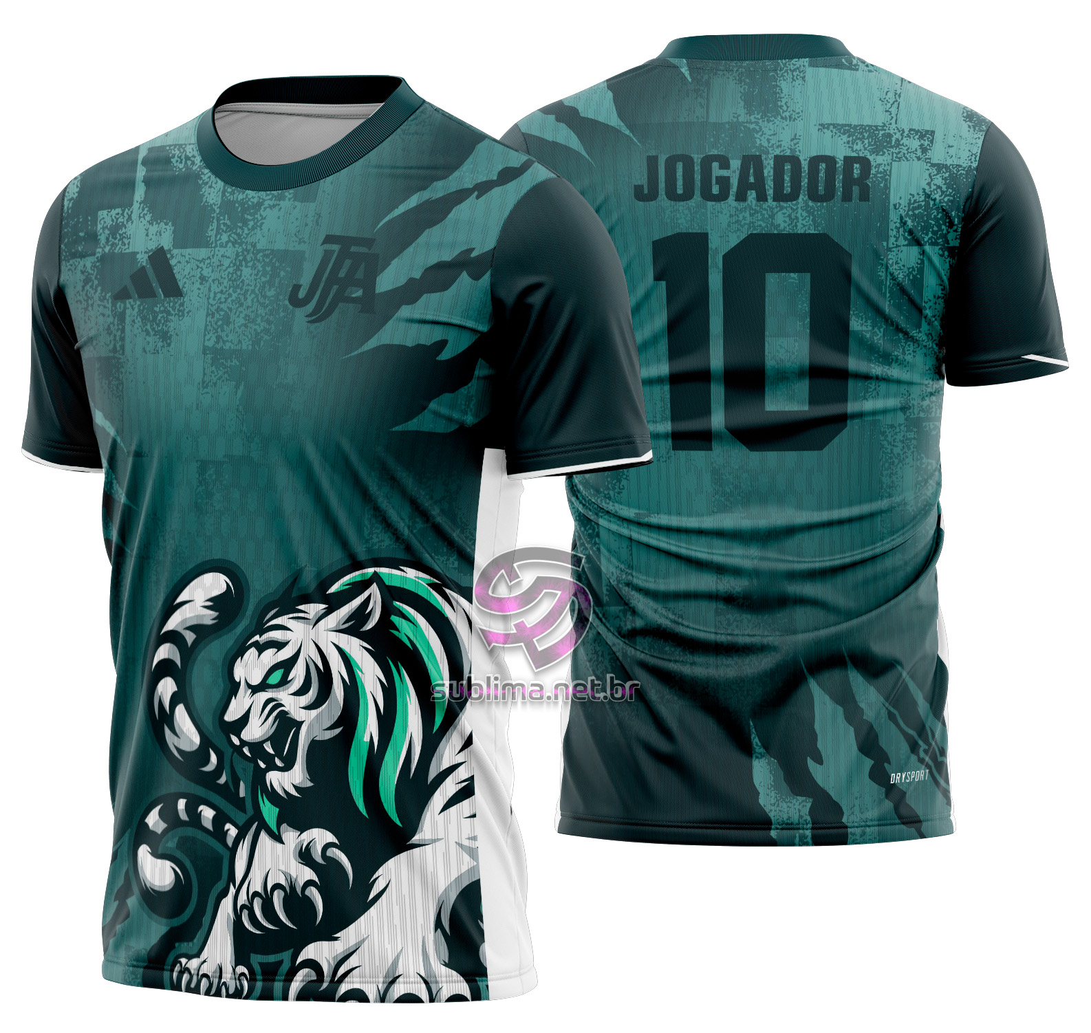 Arte Vetor Camisa Interclasse tigre Mod-656