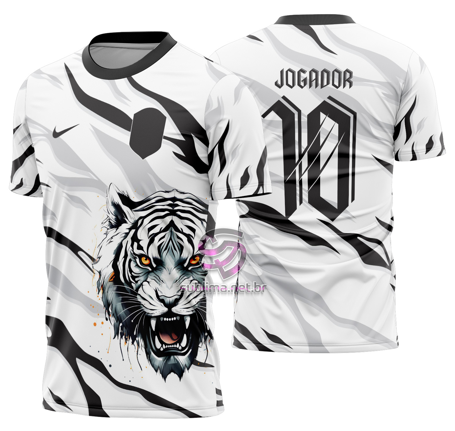 Arte Vetor Camisa Interclasse tigre Mod-665