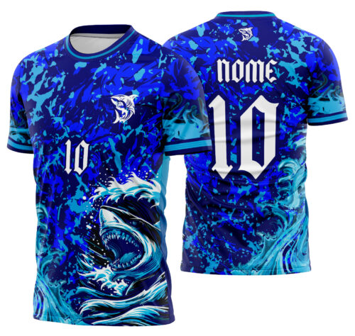 Arte vetor camisa Interclasse tubarão Mod-678