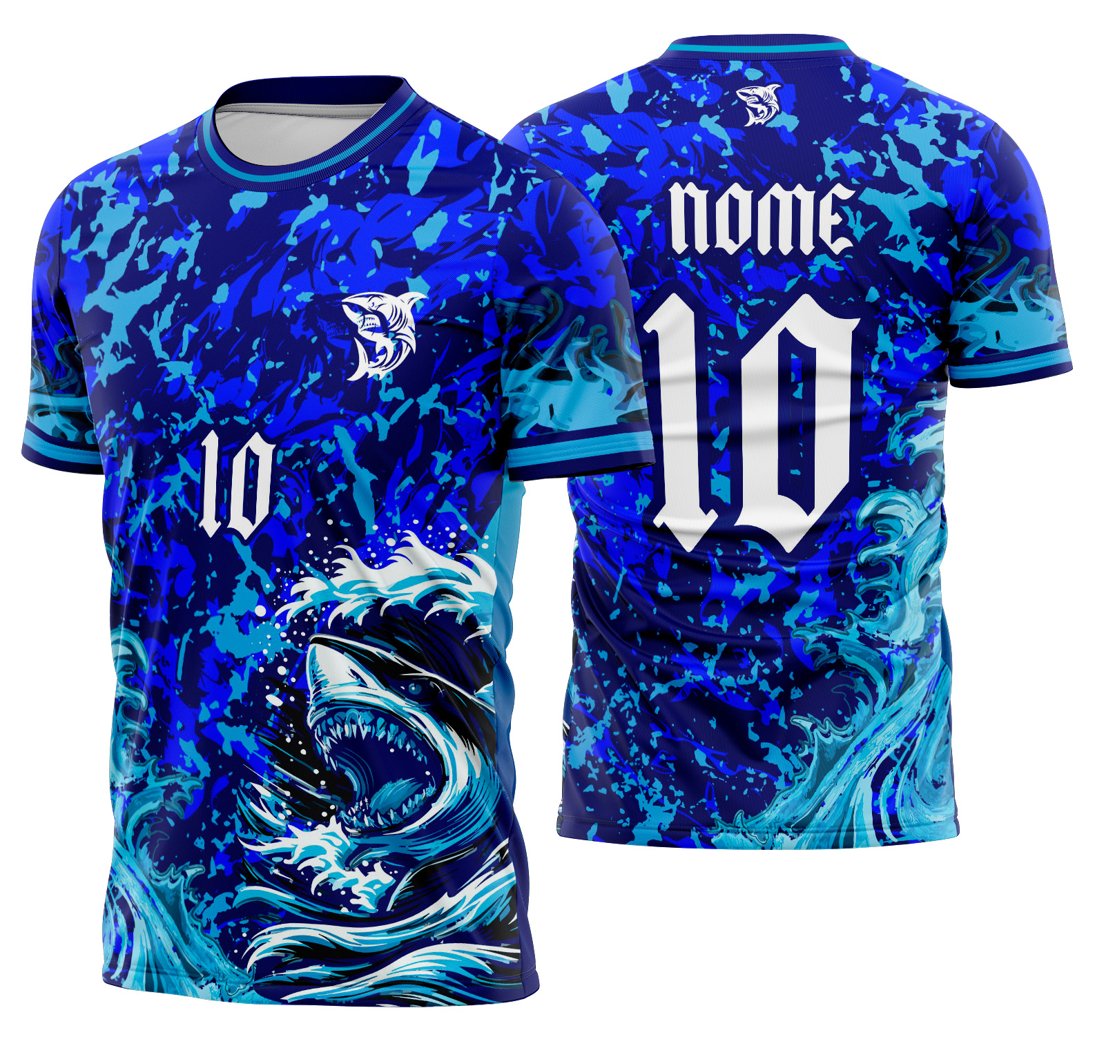 Arte vetor camisa Interclasse tubarão Mod-678