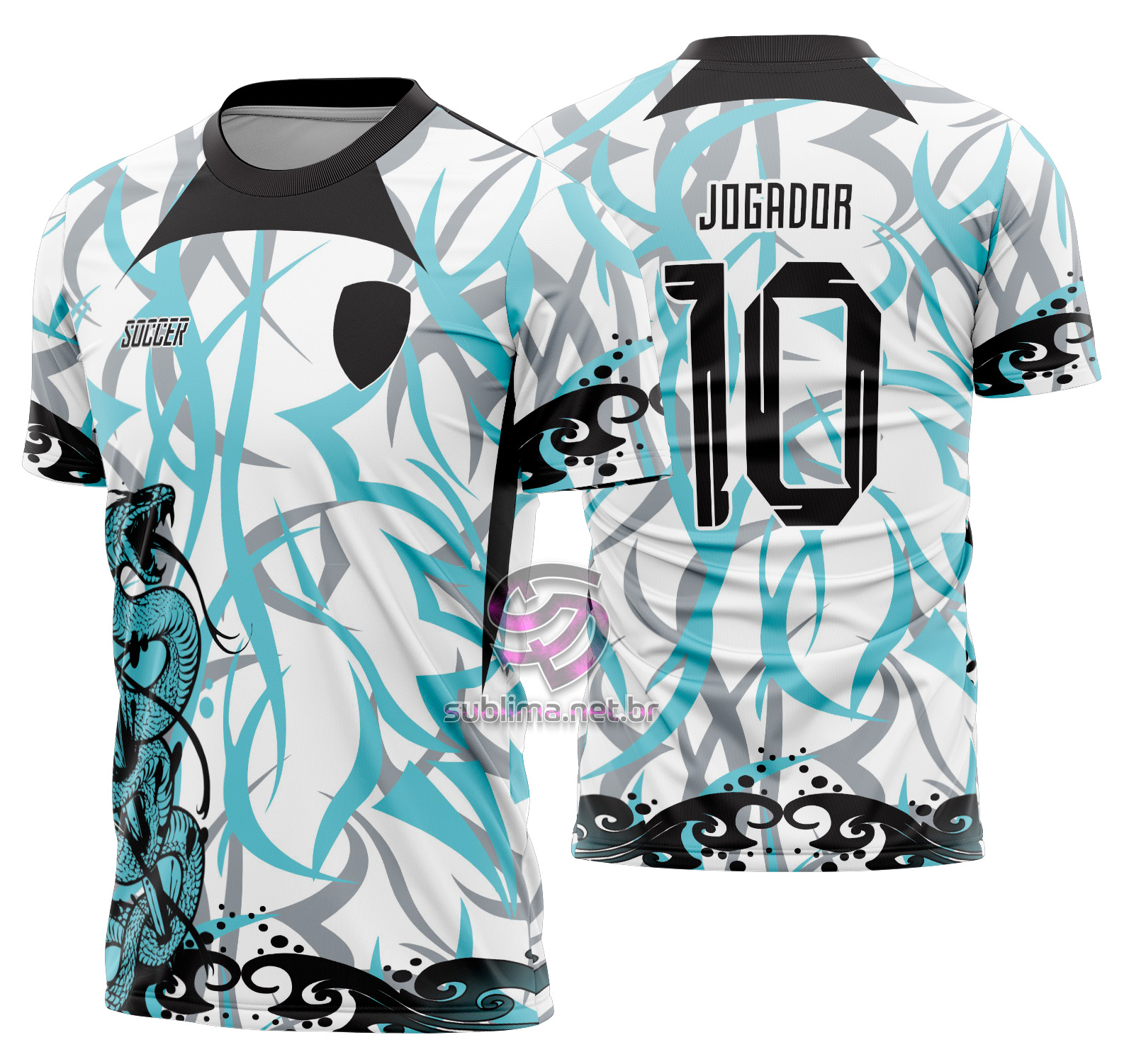 Arte vetor camisa Interclasse Cobra Mod-624