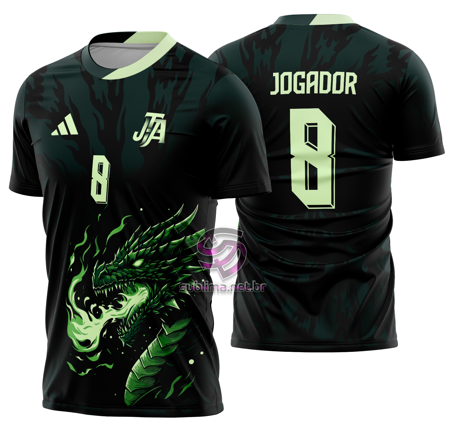 Arte vetor camisa Interclasse Dragão Mod-622