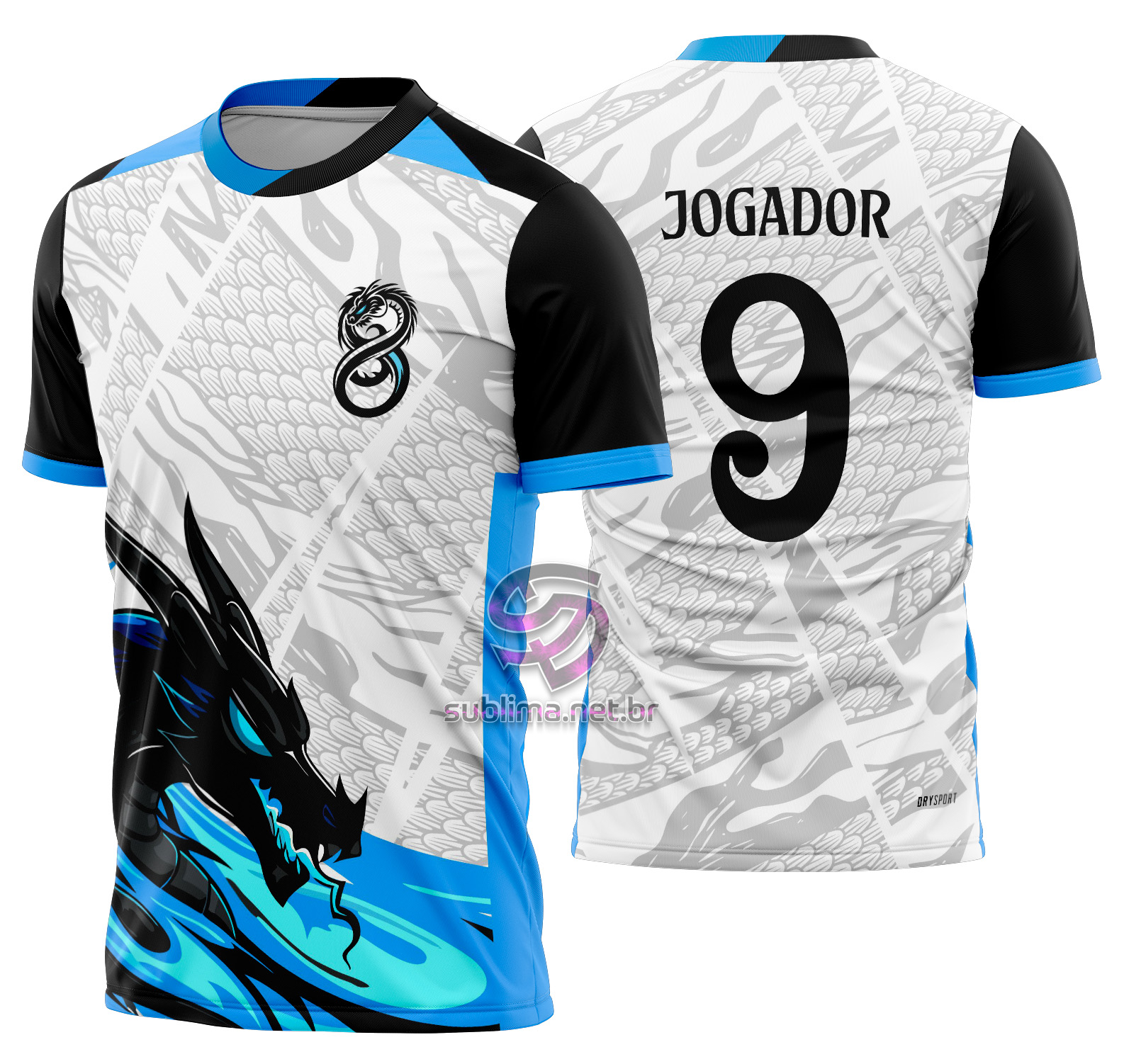 Arte vetor camisa Interclasse Dragão Mod-623