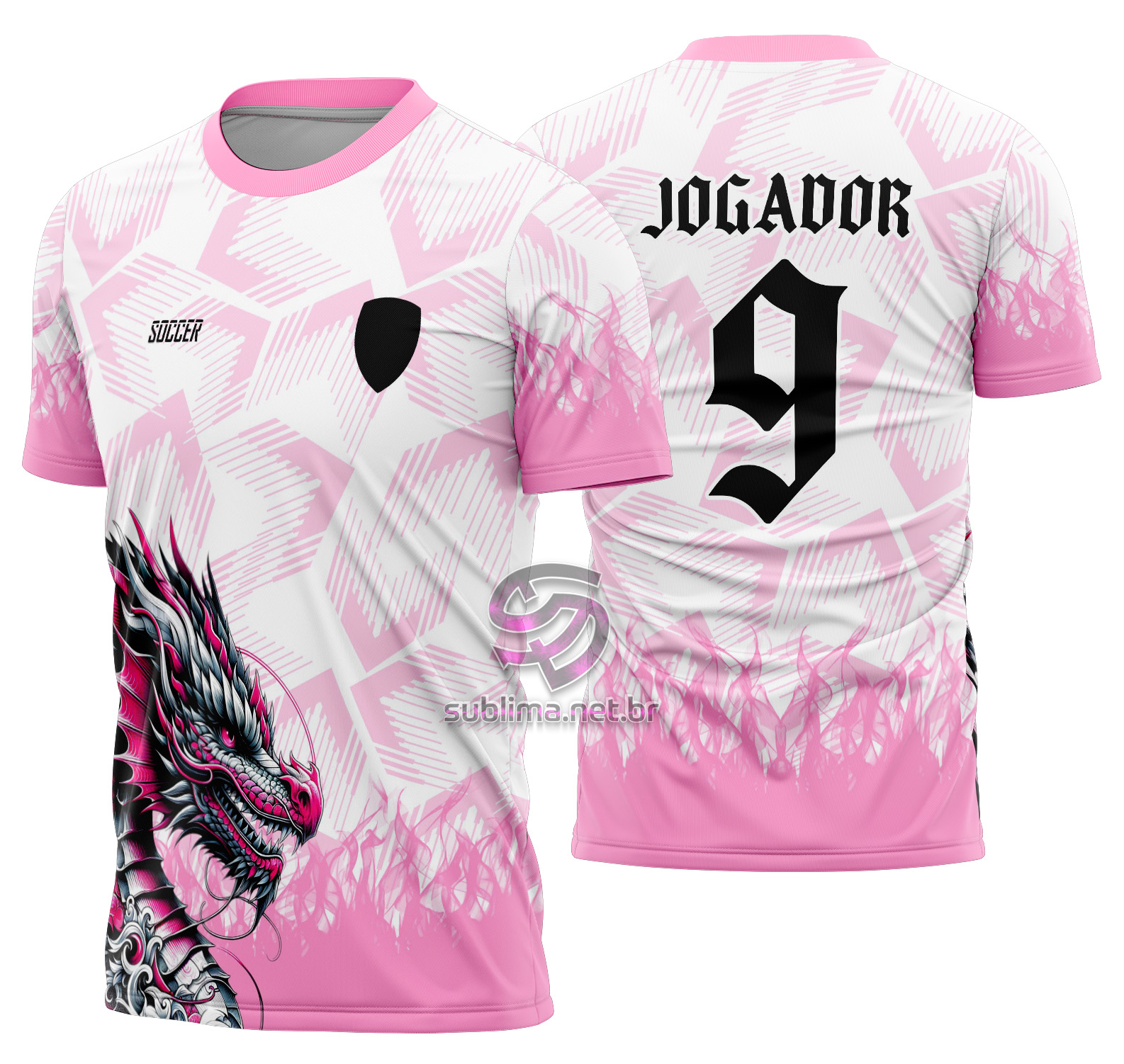 Arte Vetor Camisa Interclasse Dragão Mod-630