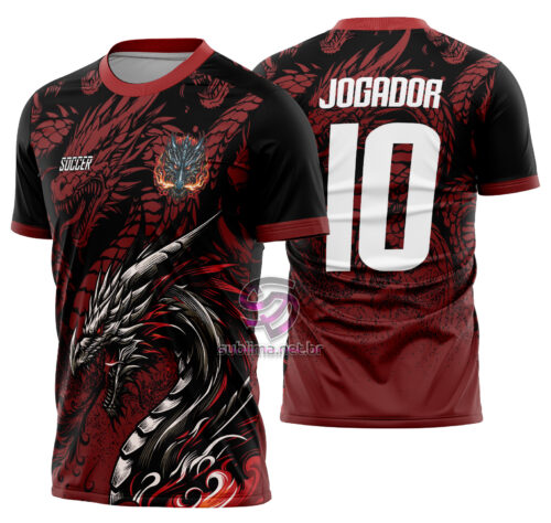 Arte vetor camisa Interclasse Dragão Mod-651